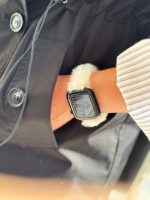 بند اپل واچ خز دار سفید (کدw5053) - تصویر 4