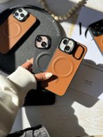 قاب مگ سیف چرمی لنز استند شو (کدC1867) - تصویر 2