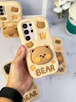 قاب Bear سیلیکونی استند شو آیفون ، سامسونگ ، شیائومی (کدC1519) - تصویر 8
