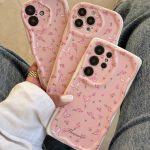 قاب Peachy Flowers & butterfly آیفون ، سامسونگ ، شیائومی (کدC2092)