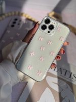 قاب پاپیون صورتی شاین آیفون ، سامسونگ ، شیائومی (کدC2059) - تصویر 3