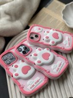 قاب پنجه سیلیکونی صورتی (کدC1615) - تصویر 4