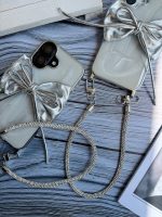 قاب پاپیون نقره ای با بند ژلاتینی (کدC2003) - تصویر 7