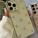 قاب پروانه رنگی زمینه شاینی (کدC2108)