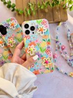 قاب باغچه با آویز و گل های برجسته (کدC2079)