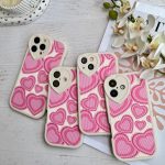 قاب قلب صورتی کبریتی (کدC2036)