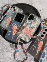 قاب پروانه رز فلای با آویز سامسونگ و شیائومی (کدC2148)