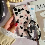 قاب پاپیون کت با آویز (کدC2168)