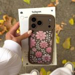 قاب موبایل آیفون سولید گلدار - تصویر 2