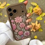 قاب موبایل آیفون سولید گلدار - تصویر 4