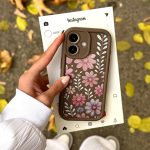 قاب موبایل آیفون سولید گلدار - تصویر 5