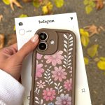 قاب موبایل آیفون سولید گلدار - تصویر 7