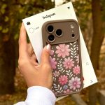 قاب موبایل آیفون سولید گلدار - تصویر 3