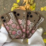 قاب موبایل آیفون سولید گلدار - تصویر 8