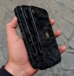 قاب موبایل مخملی شید مشکی - تصویر 9