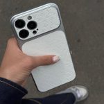قاب موبایل لویی ویتون چرمی سفید - Image 3