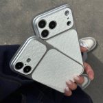 قاب موبایل لویی ویتون چرمی سفید - Image 2