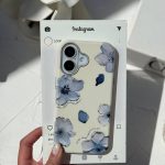 قاب موبایل گل آنیمون چرمی - Image 2