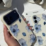 قاب موبایل گل آنیمون چرمی - Image 4