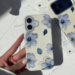 قاب موبایل گل آنیمون چرمی - Image 8