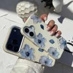 قاب موبایل گل آنیمون چرمی - Image 9