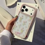 قاب موبایل لاله اکلیلی دورتادور نگینی - Image 6