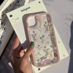 قاب موبایل لاله اکلیلی دورتادور نگینی - Image 8