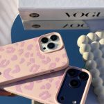 قاب موبایل پلنگی صورتی TPU - Image 5