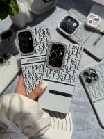 قاب White Christian Dior دور لنز نگین سامسونگ و شیائومی (کدC2076) - Image 2