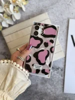 قاب پلنگی Romantic Pink آیفونی (کدC2062) - Image 4