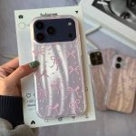 قاب موبایل پاپیونی مرجانی صورتی - Image 6