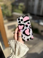 قاب پلنگی Romantic Pink آیفونی (کدC2062) - Image 6