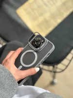 قاب Matte CasePro Lens with MagSafe استند شو با لنز رینگی (کدC1608) - Image 2