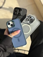 قاب Matte CasePro Lens with MagSafe استند شو با لنز رینگی (کدC1608) - Image 5