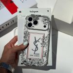 قاب موبایل کلاسیک YSL گلدار