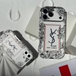 قاب موبایل کلاسیک YSL گلدار - Image 7