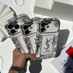 قاب موبایل کلاسیک YSL گلدار - Image 10