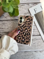 قاب پلنگی قهوه ای Bonne Case آیفون (کدC2054) - Image 2