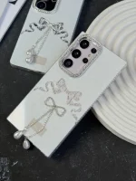 قاب پاپیون دور لنز نگین/شاین Lovely Power سامسونگ و شیائومی (کدC2262) - Image 2