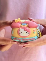 کاور ایرپاد سیلیکونی Kitty Telephone (کدa0327) - تصویر 3