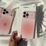 قاب موبایل پینکی گلیتر اتوفوکس - Image 14