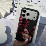 قاب موبایل چرمی لیلیوم چری - Image 7