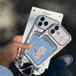 قاب گوشی جاکارتی خرگوشی گلدار - تصویر 2