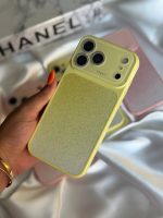 قاب گوشی اسپارکل اتوفوکس لیمویی - تصویر 3