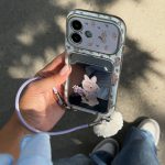 قاب گوشی جاکارتی خرگوشی گلدار - تصویر 4