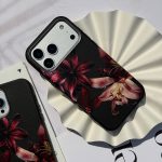 قاب موبایل چرمی لیلیوم چری - Image 10