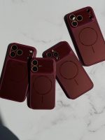قاب PVD Burgundy با مگ سیف (تبدیل آیفون ها به سری 18) (کدC2314) - تصویر 3