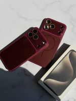 قاب PVD Burgundy با مگ سیف (تبدیل آیفون ها به سری 18) (کدC2314) - تصویر 4