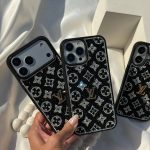 قاب گوشی LV نگین دار - تصویر 4